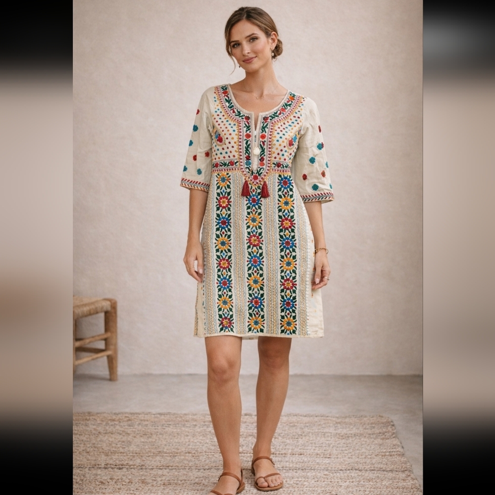 Embroidered Dress